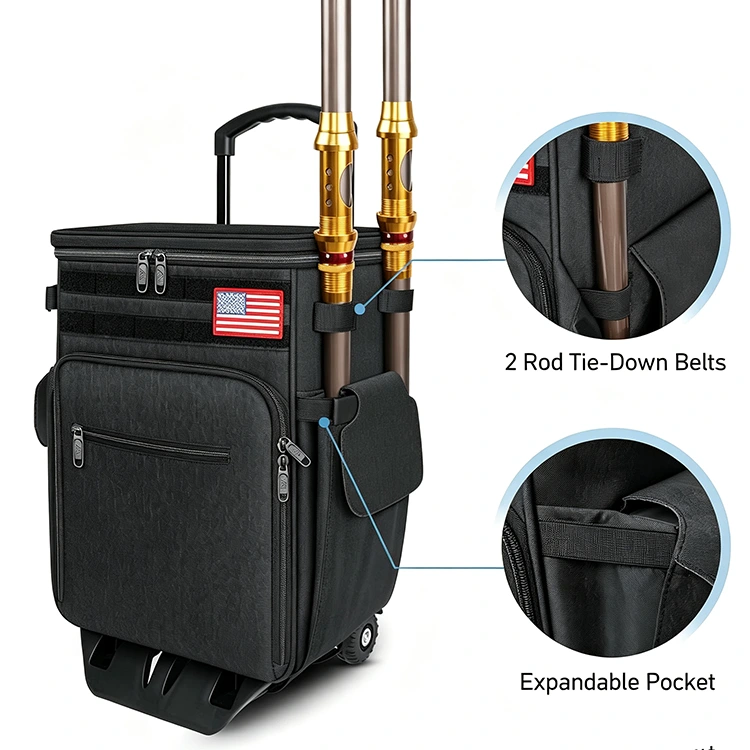 Wheeled Cooler Bag for Fishing