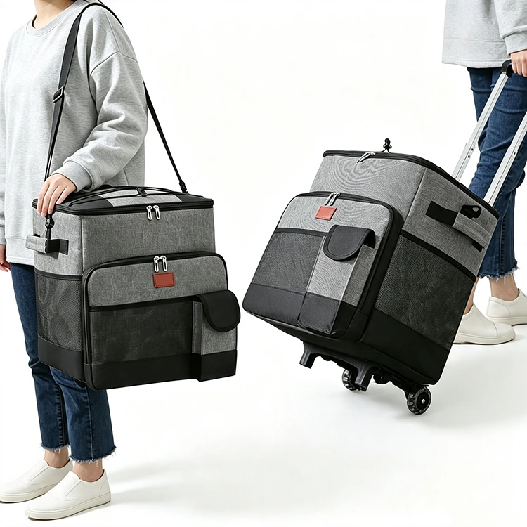 Insulated Rolling Cooler Bag