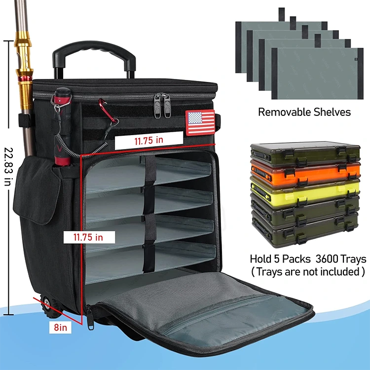 Wheeled Cooler Bag for Fishing